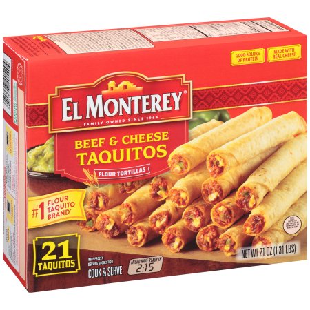 Taquitos Beef & Cheese (Red) 20ct AF Req 1.31lb